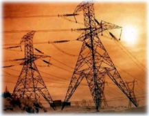 power transmission line towers